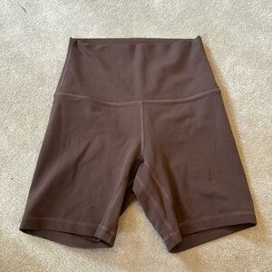 Lululemon brown align shorts